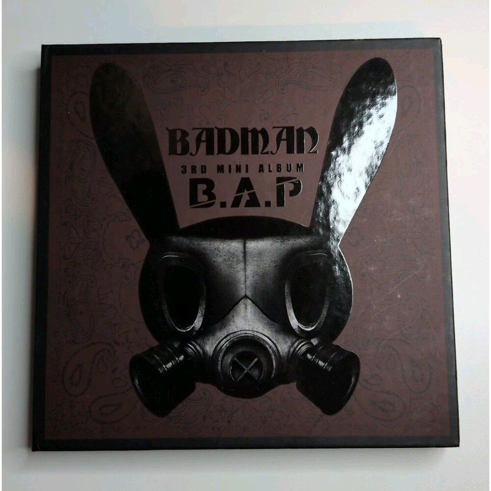 B.A.P BAP BADMAN 3rd Mini Album CD+48p Photo Book+Card+Stencil KPOP